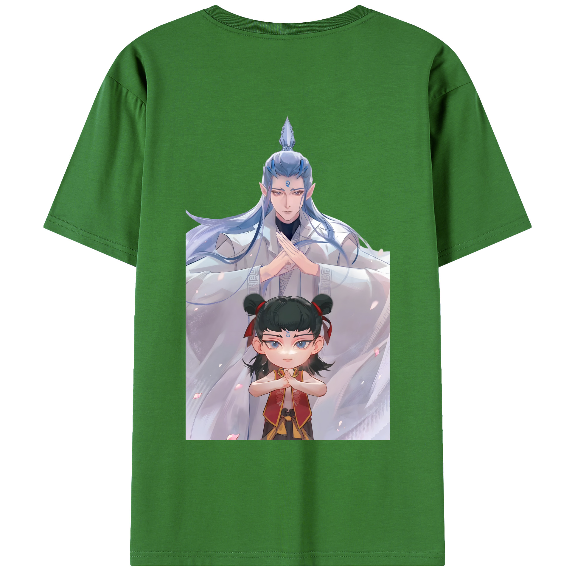 （画像用） Ne Zha 2 ナタ 魔童の大暴れ レディース半袖Tシャツ(バックプリント)
